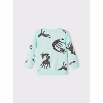 NAME IT Sweat Cardigan Jean Fair Aqua